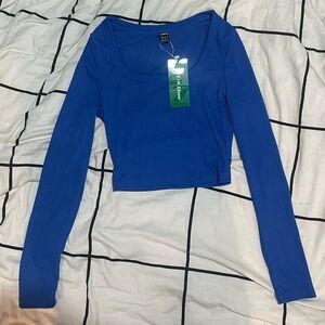 SHEIN Long Sleeve Cropped Shirts